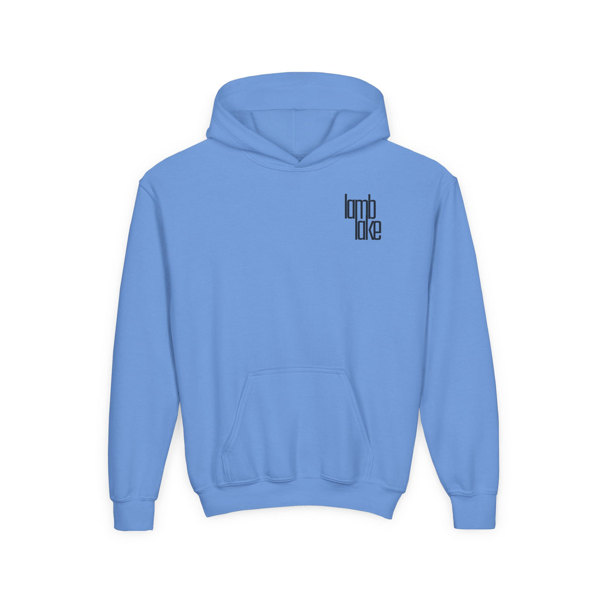 Youth Hoodie - Lamb Lake Retro Sunrise Logo Pullover