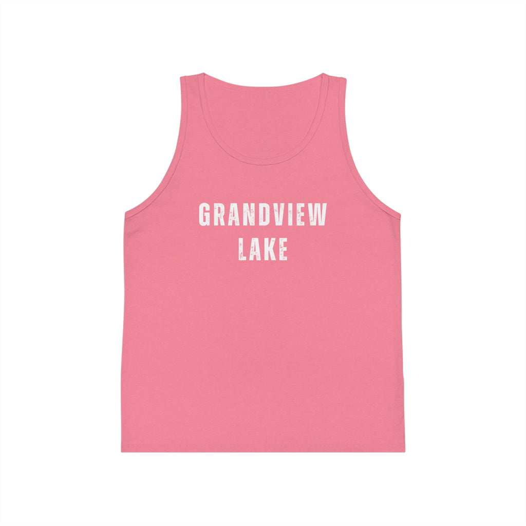 Grandview Lake Kids Tank Top — Youth Summer Lake Shirt