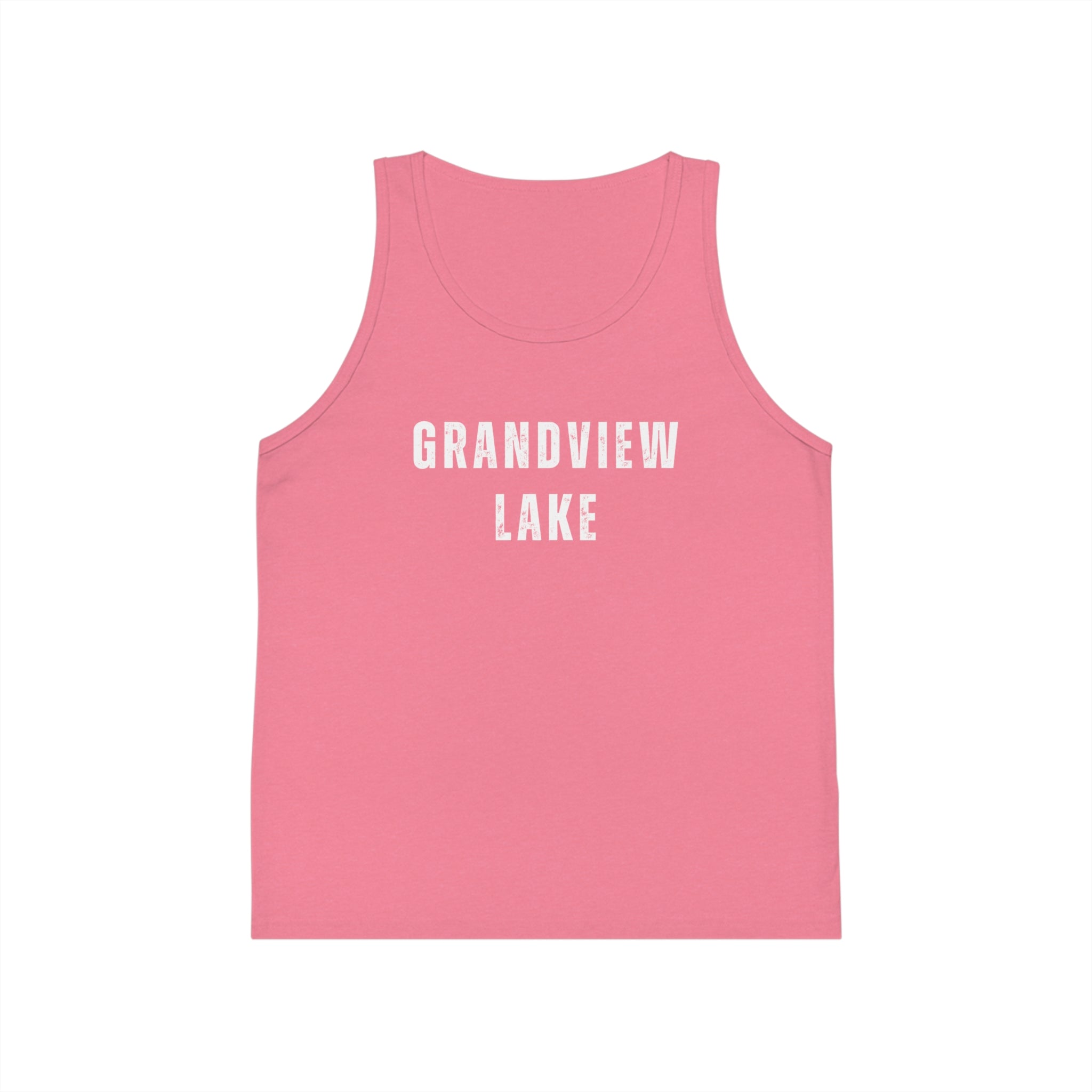 Grandview Lake Kids Tank Top — Youth Summer Lake Shirt