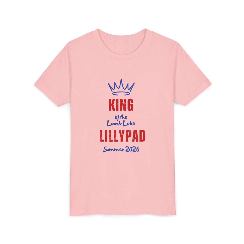 King of the Lamb Lake Lillypad Youth Tee — Cute Summer 2026 Kids Shirt
