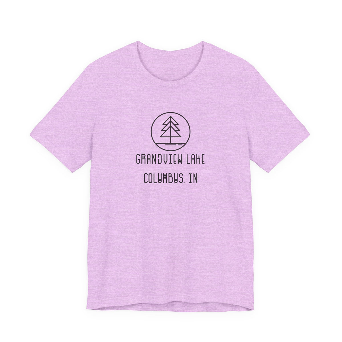 Grandview Lake Minimalist Tee — Lake Forest Graphic Short Sleeve Shirt