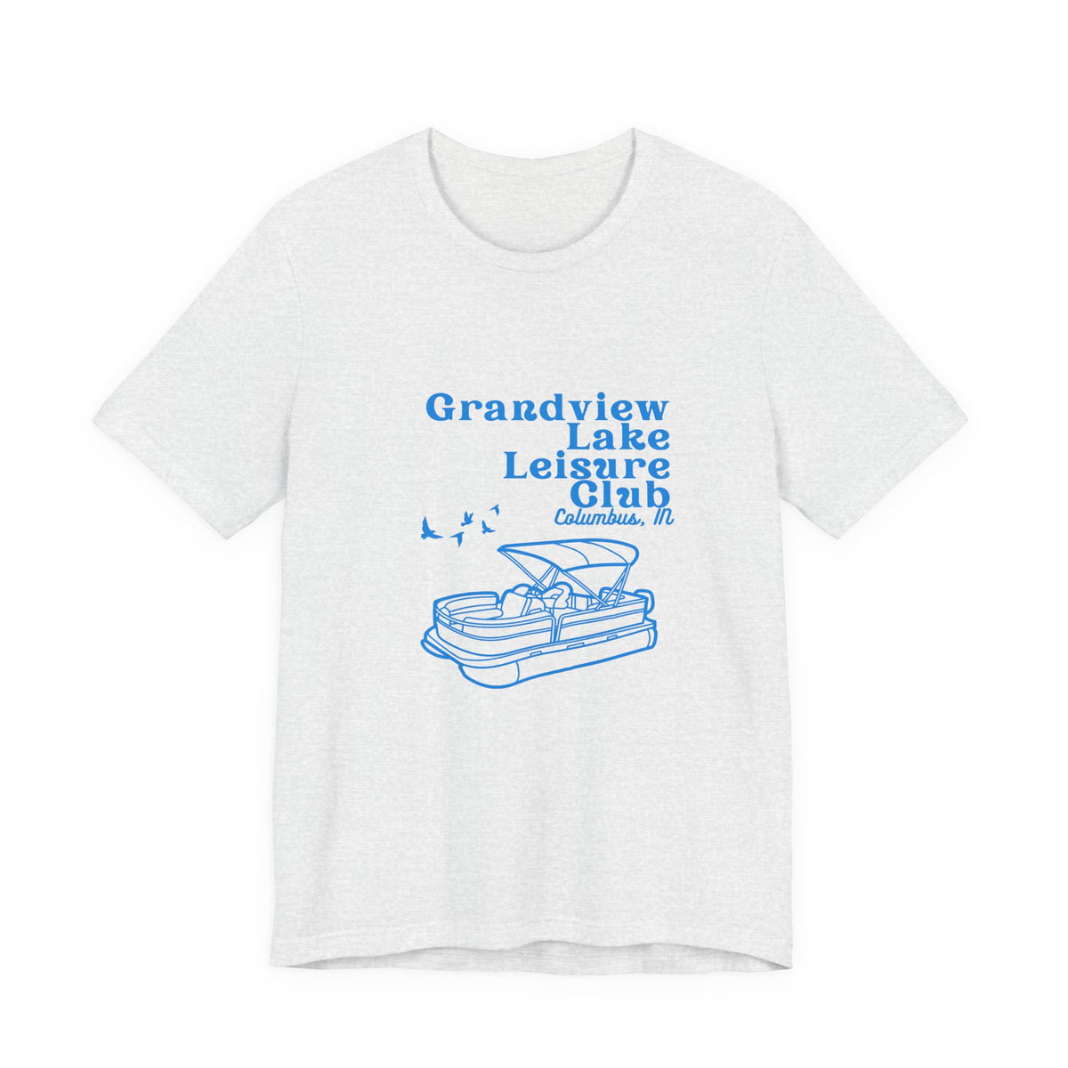 Pontoon Tee – "Grandview Lake Leisure Club" Vintage Boating T-Shirt