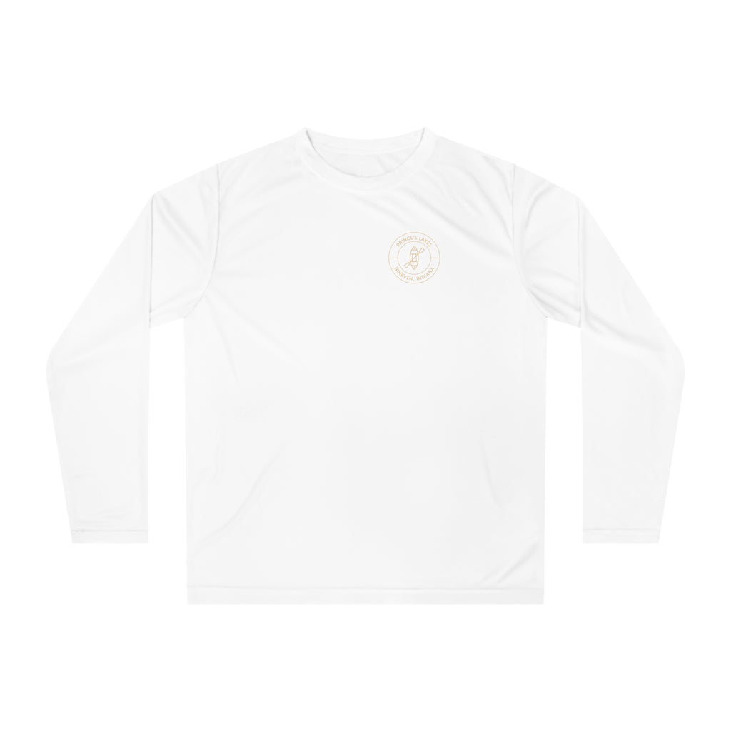 Performance Long Sleeve Shirt — Kayak Prince's Lakes Logo