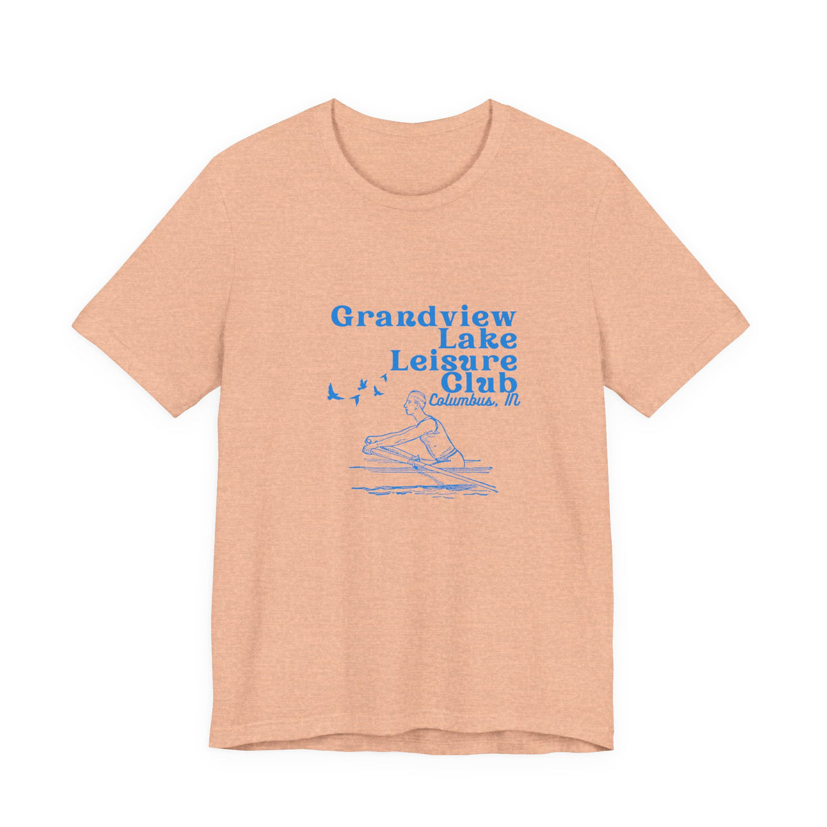Kayak Tee – "Grandview Lake Leisure Club" Vintage Boating T-Shirt