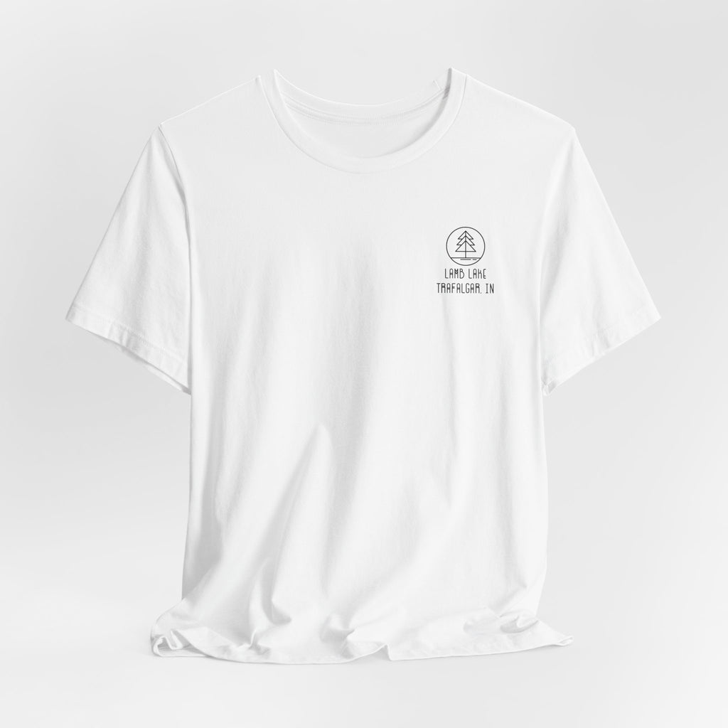 Lamb Lake Minimalist Tee — Lake Forest Graphic Short Sleeve Shirt
