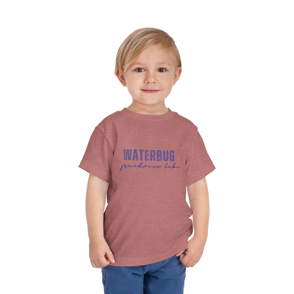 Toddler Tee — "WATERBUG grandview lake" Water-Inspired Kids T-Shirt