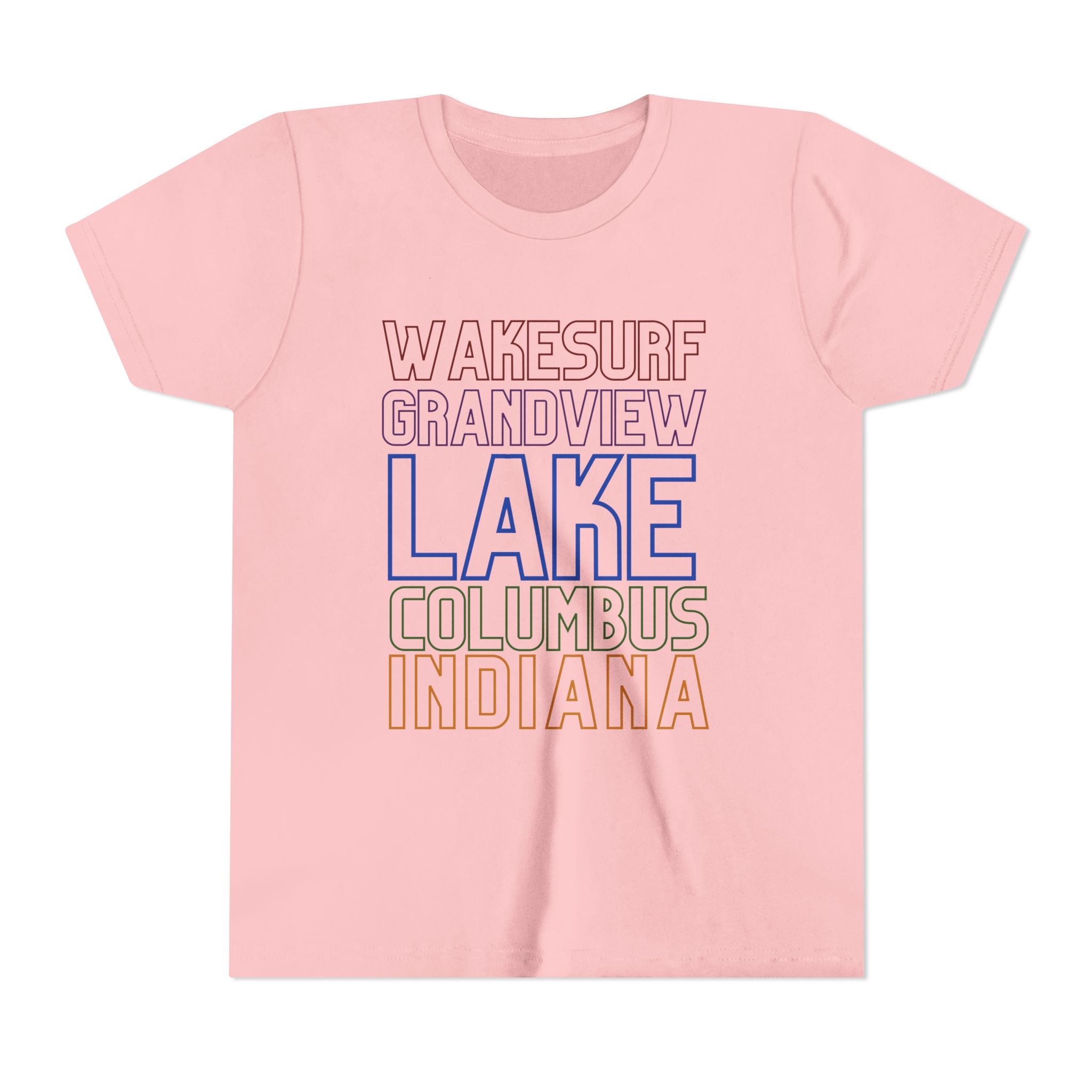 Youth Tee - Grandview Lake Columbus Indiana Wakesurf (Kids)
