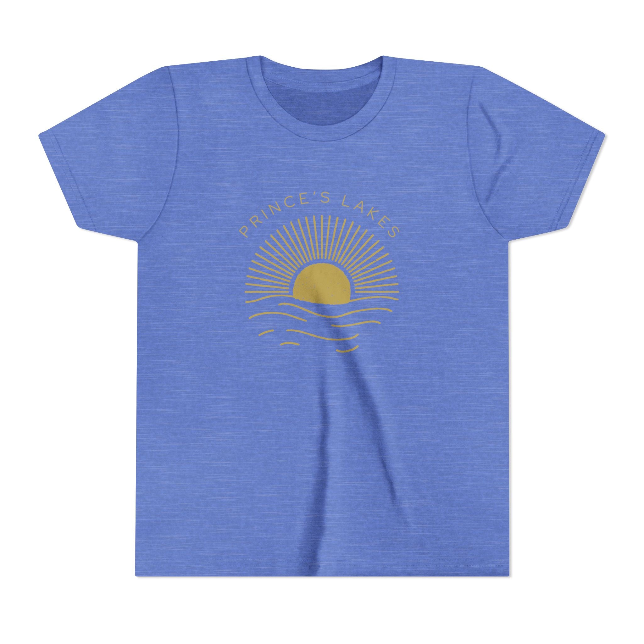 Youth Tee — 'Prince's Lakes' Golden Hour Sunset Kids T-Shirt