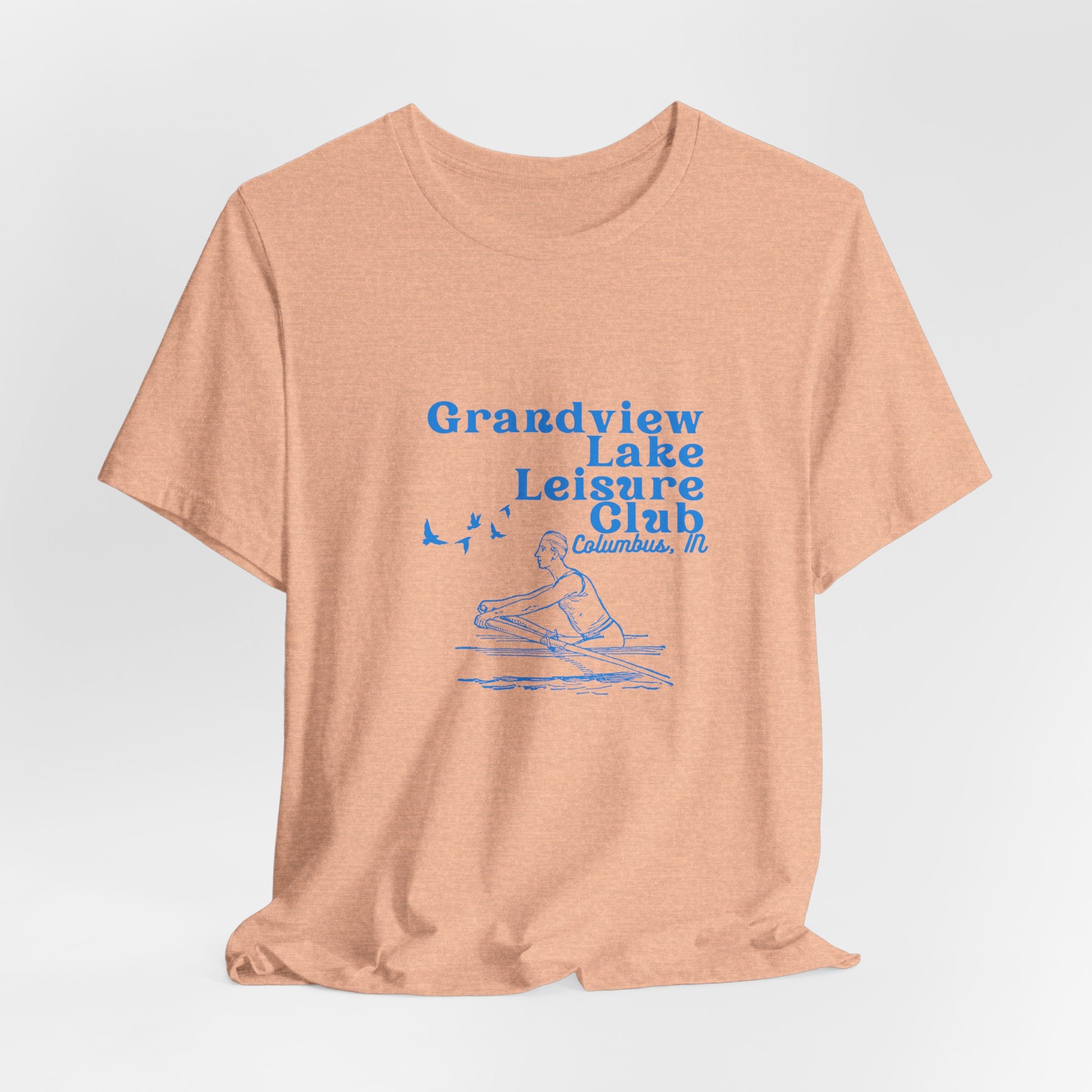 Kayak Tee – "Grandview Lake Leisure Club" Vintage Boating T-Shirt