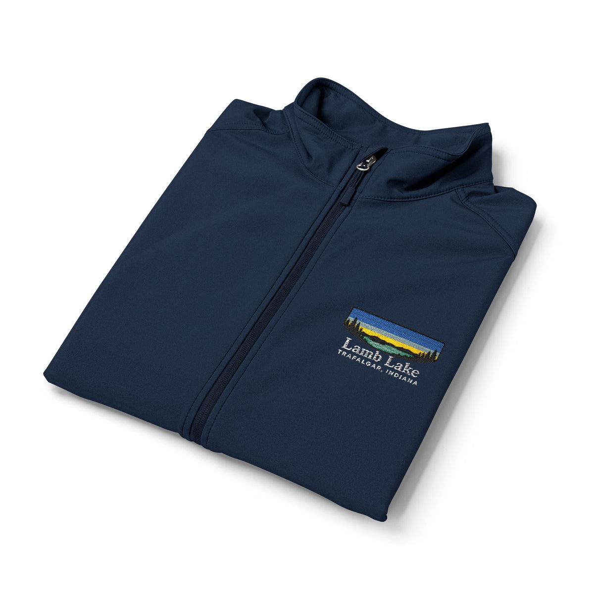 Men's Soft Shell Vest — Lamb Lake Logo Chest