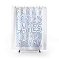 Float Prince's Lakes Shower Curtain — "Float Prince's Lakes, Nineveh Indiana"