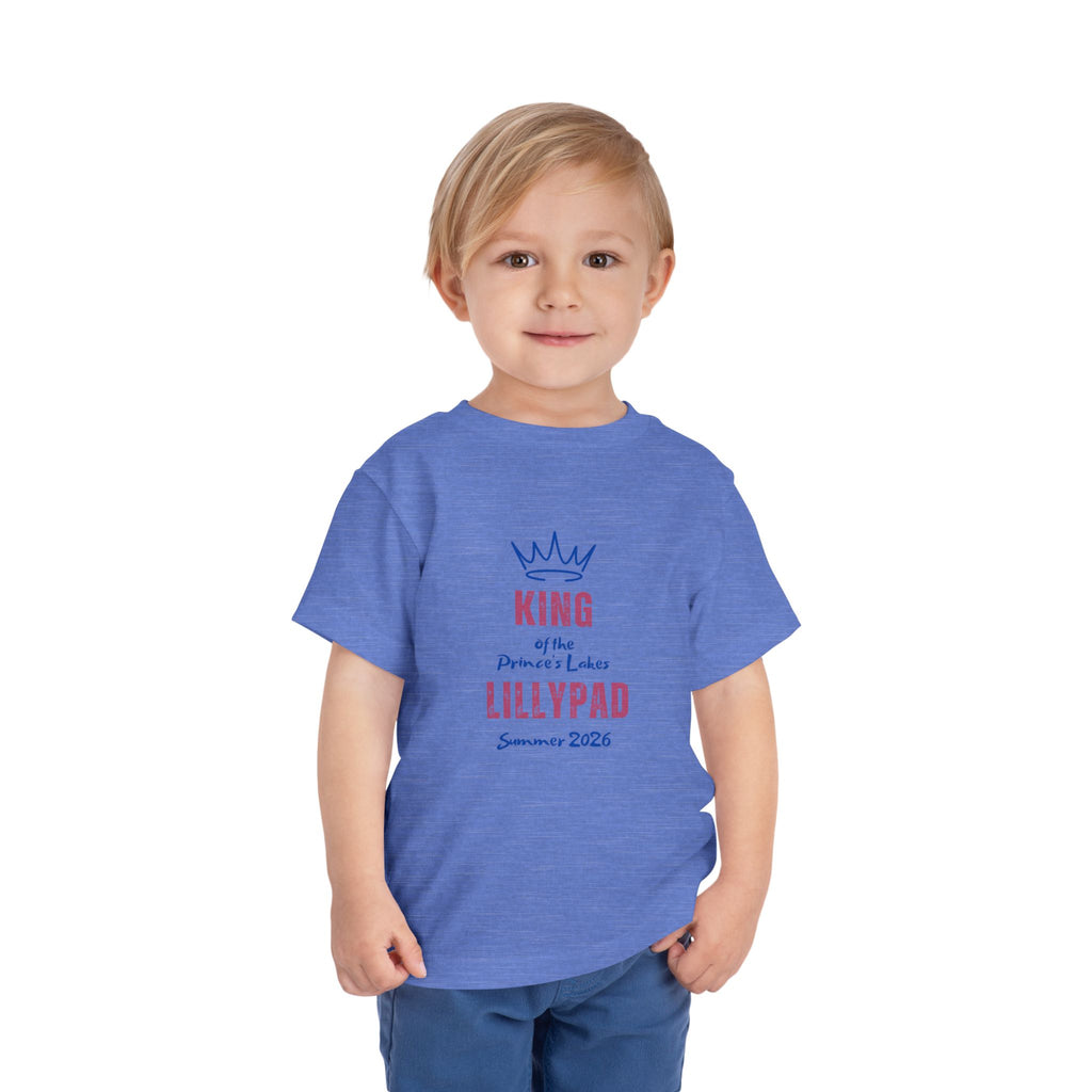 King of the Lillypad Toddler Tee — Prince's Lakes Summer 2026'