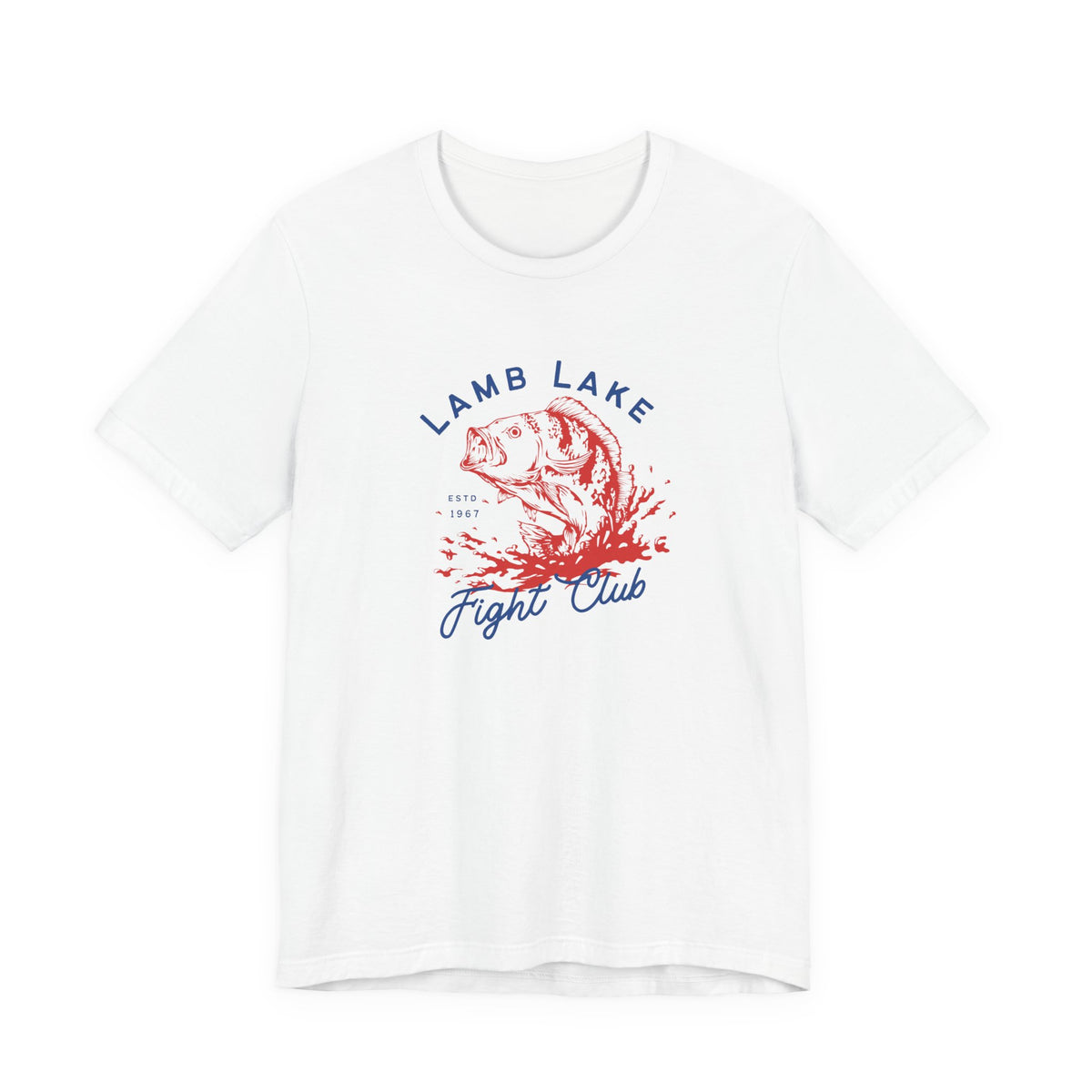 Lamb Lake Fight Club Fishing T-Shirt