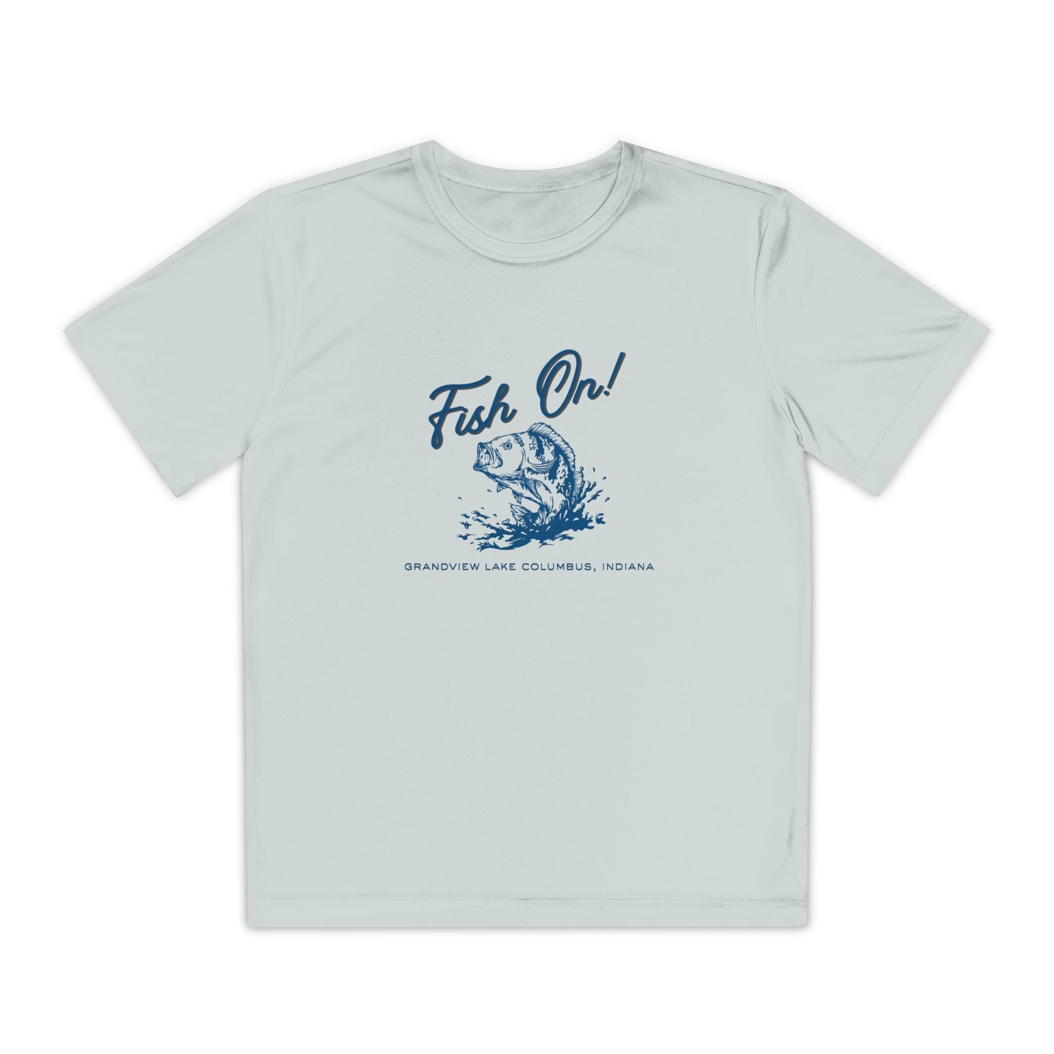 Youth Performance Tee — Grandview Lake "Fish On!" Graphic T-Shirt