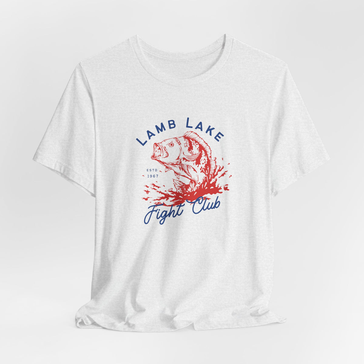Lamb Lake Fight Club Fishing T-Shirt