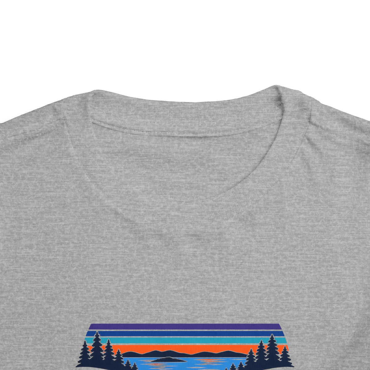 Toddler Tee - "Grandview Lake" Retro Sunset Graphic