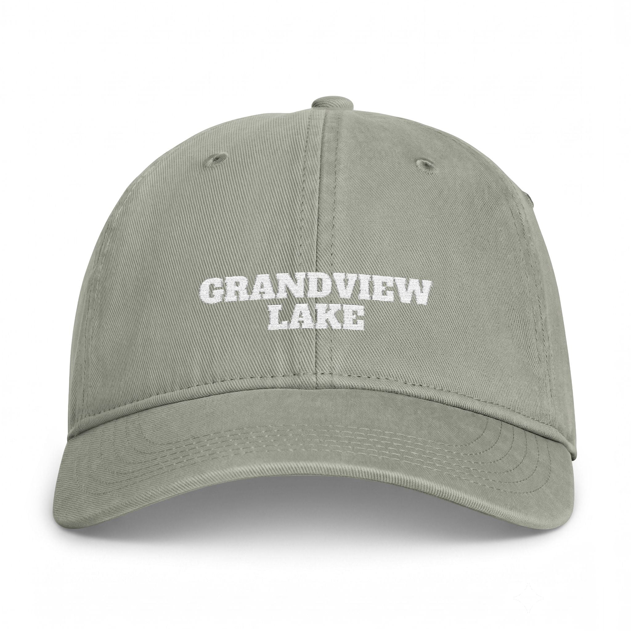 Grandview Lake Coastal Washed Cap — Vintage Beach Dad Hat