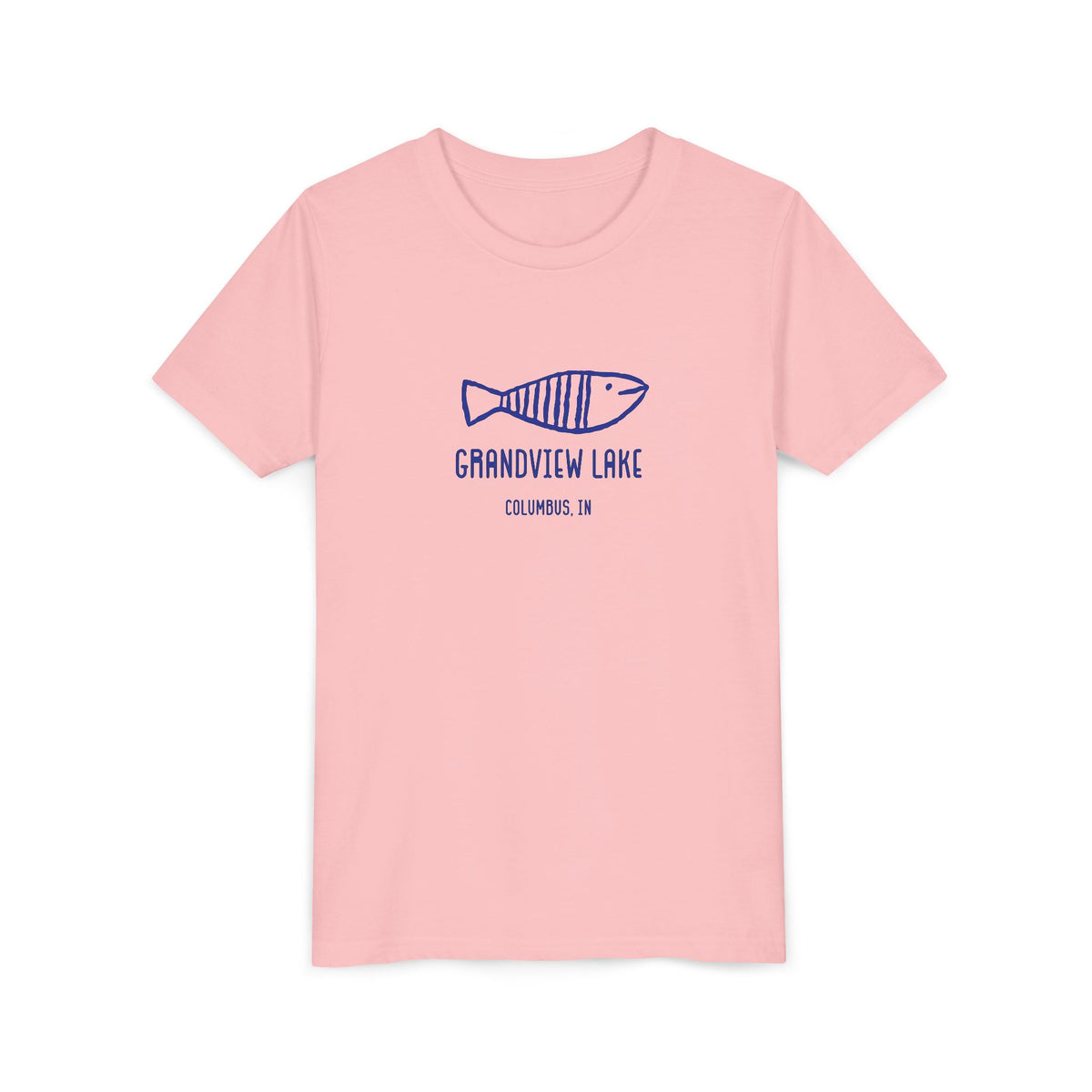 Youth Tee — 'Grandview Lake' Retro Fish Kids T-Shirt