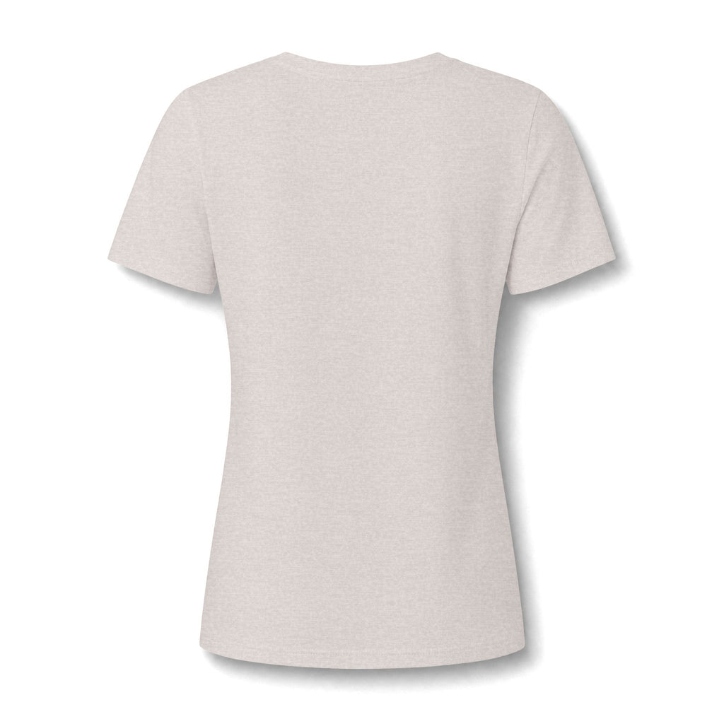 Grandview Lake Women's V-Neck Tee — Sunset Lake Graphic
