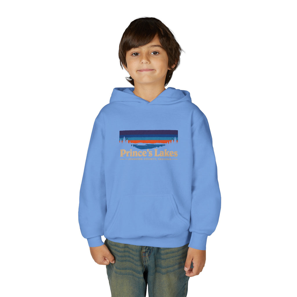 Youth Hoodie - Prince's Lakes Sunset Logo