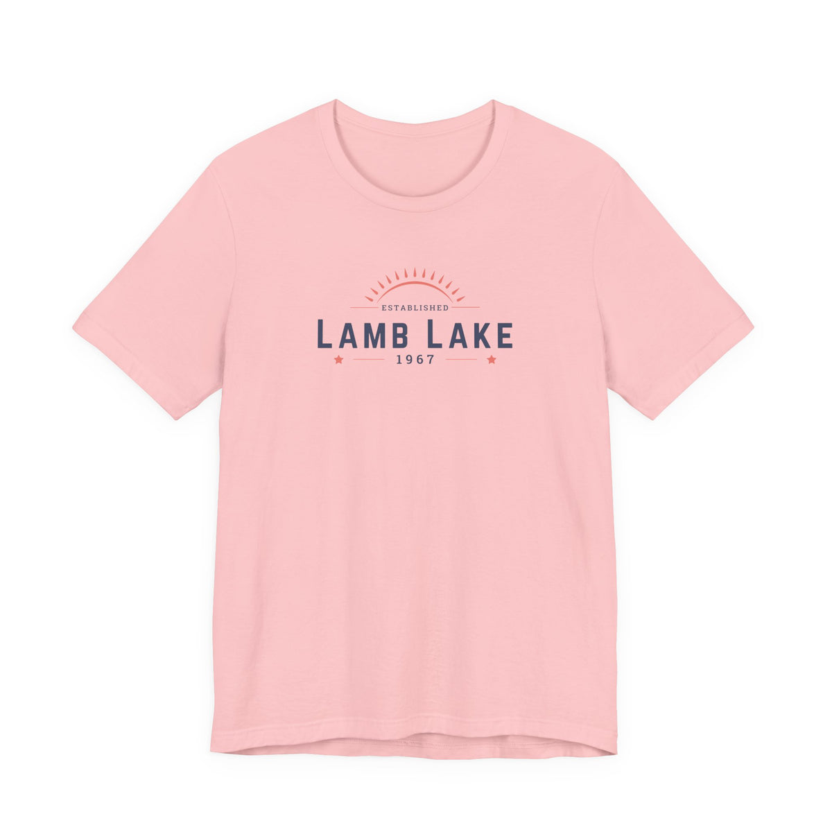 Lamb Lake Tee – Retro Lakeside Graphic T-Shirt