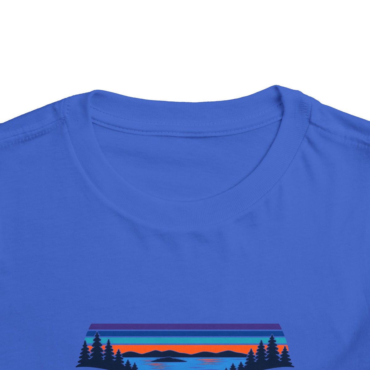 Toddler Tee - "Grandview Lake" Retro Sunset Graphic