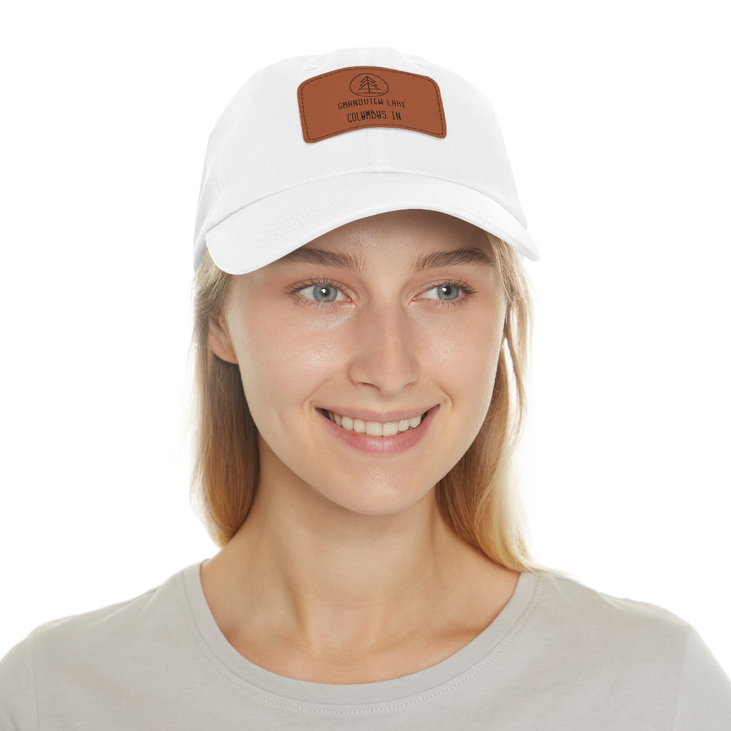 Leather Patch Hat — Grandview Lake Outdoor Baseball Cap