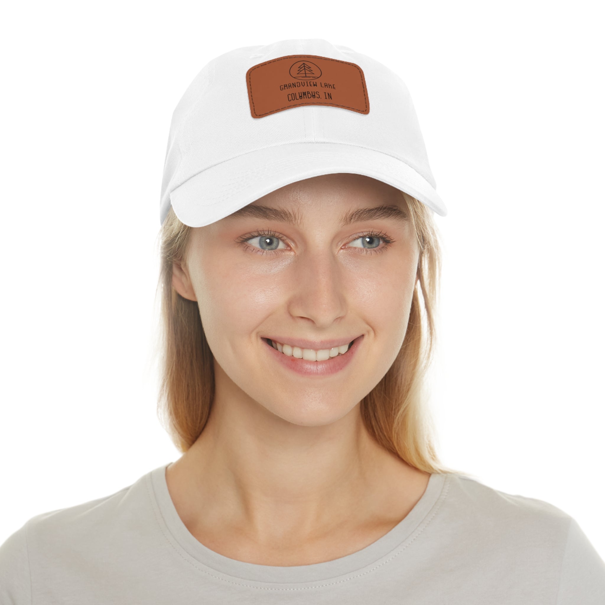 Leather Patch Hat — Grandview Lake Outdoor Baseball Cap