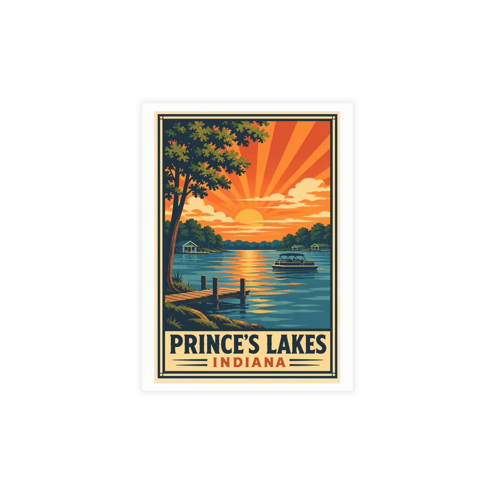 Postcard Bundles (envelopes not included) Prince's Lakes Postcard Party Invitation