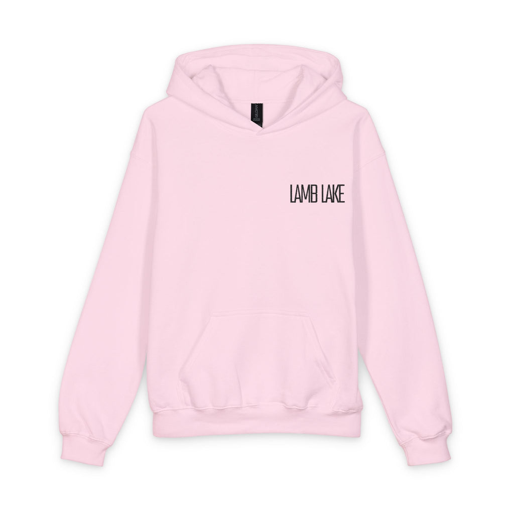 Youth Hoodie - LAMB LAKE Pocket Graphic