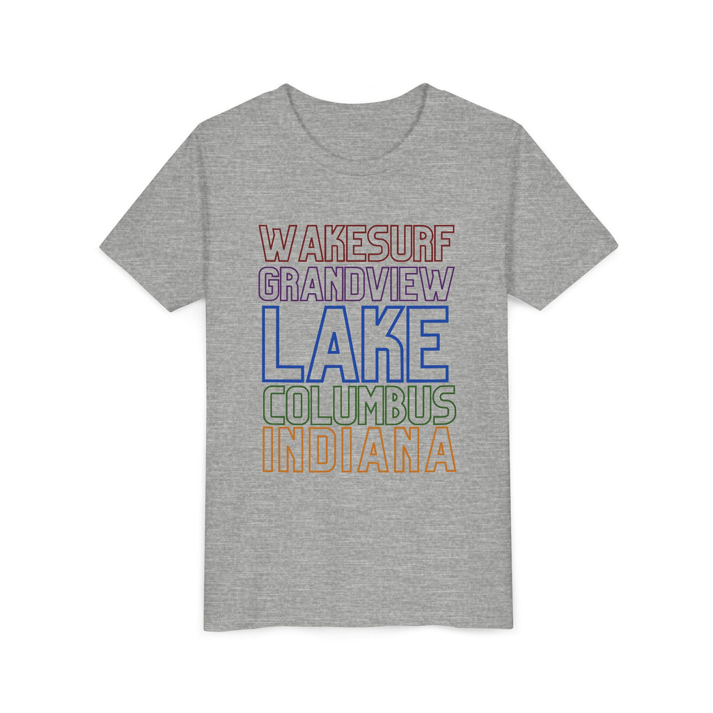 Youth Tee - Grandview Lake Columbus Indiana Wakesurf (Kids)