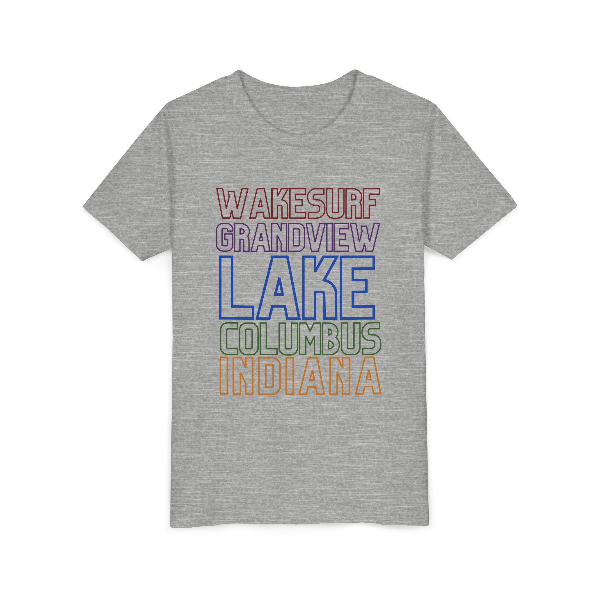 Youth Tee - Grandview Lake Columbus Indiana Wakesurf (Kids)