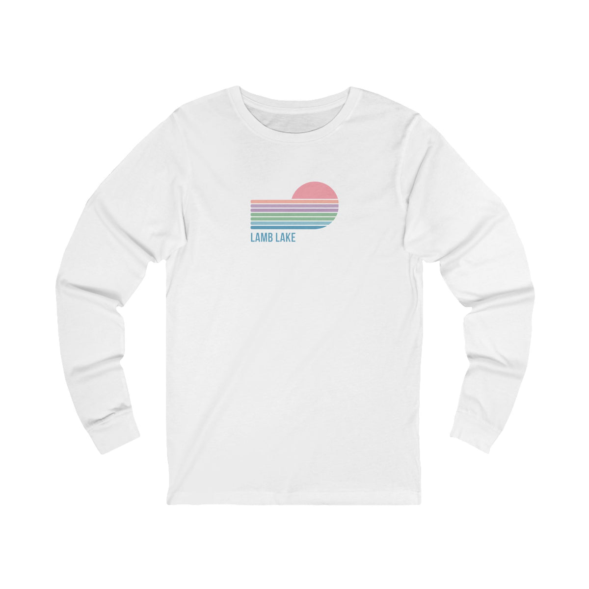 Lamb Lake Retro Sunset Long Sleeve Tee