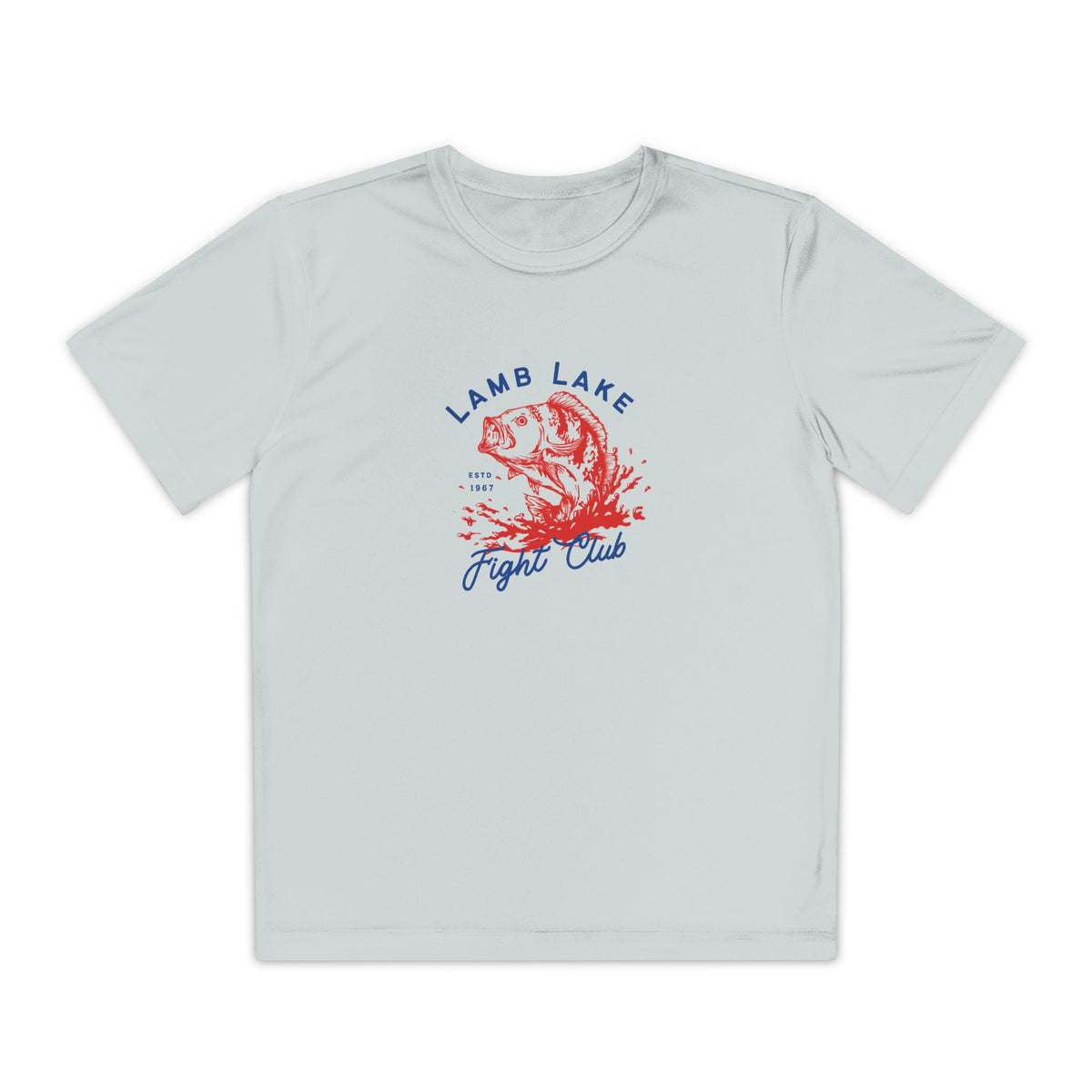 Youth Lamb Lake Fishing T‑Shirt - "Fight Club" Bass Angler Tee