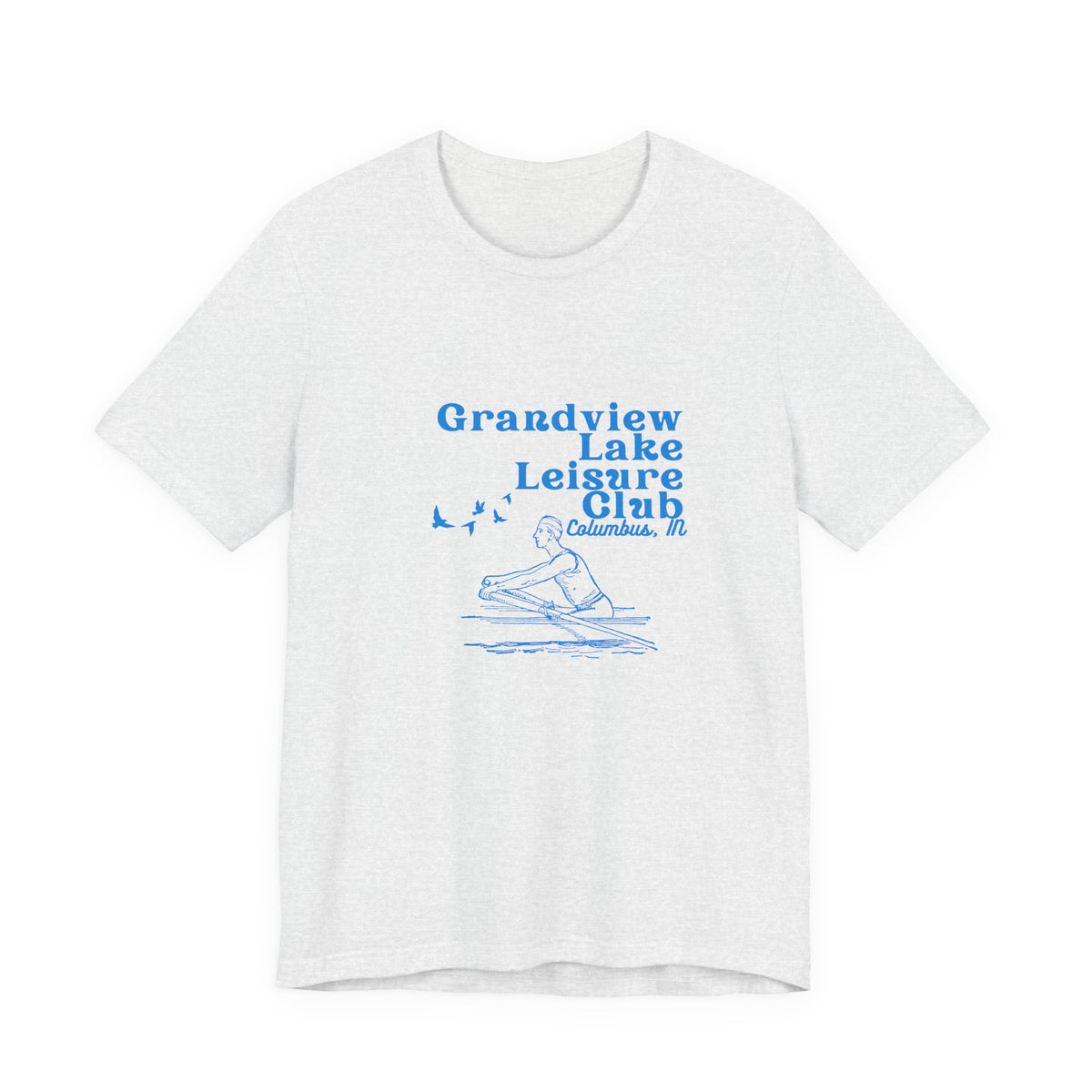 Kayak Tee – "Grandview Lake Leisure Club" Vintage Boating T-Shirt