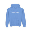 Youth Hoodie with "lamb lake" Script — Soft Casual Pullover