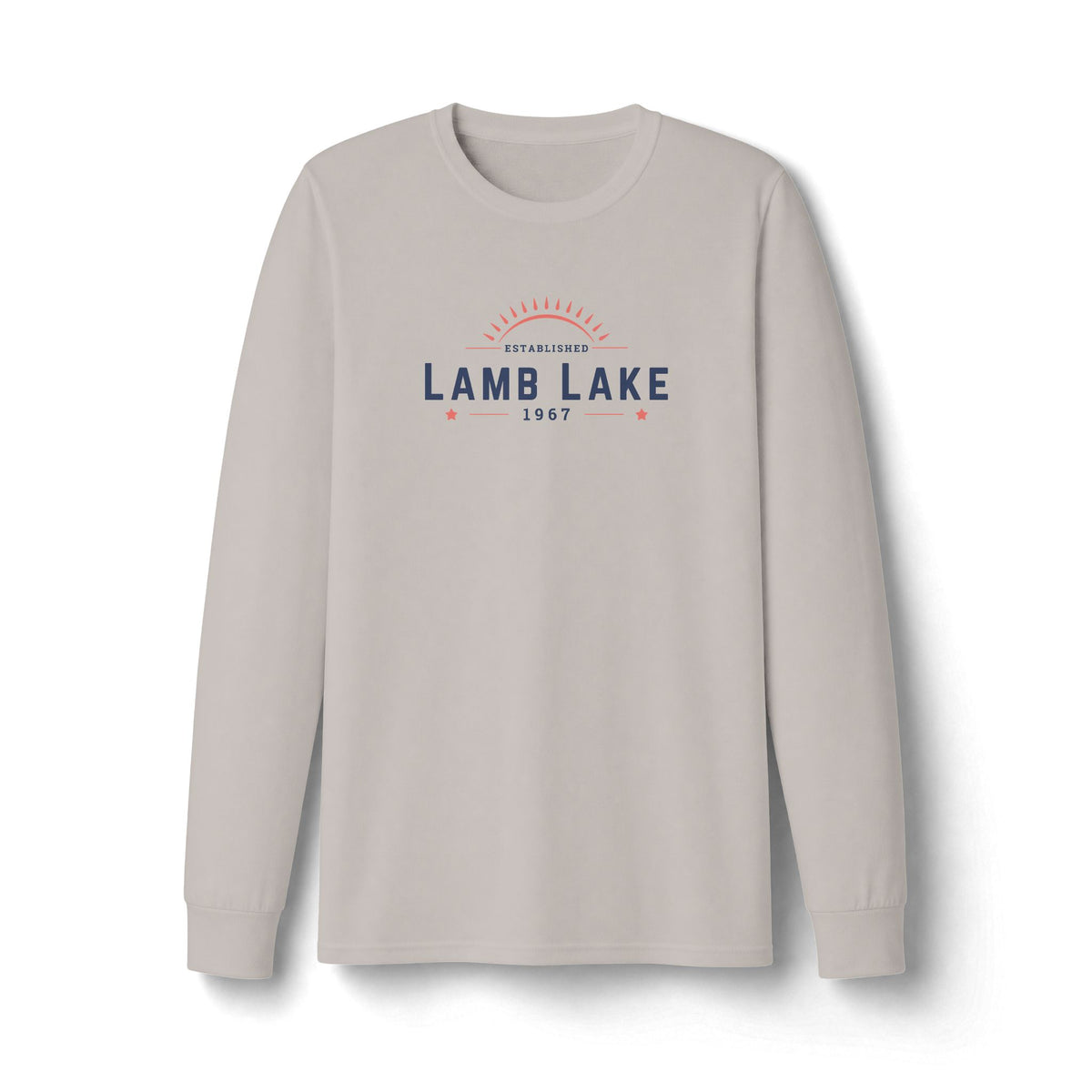 Lamb Lake Established 1967 Long Sleeve Tee