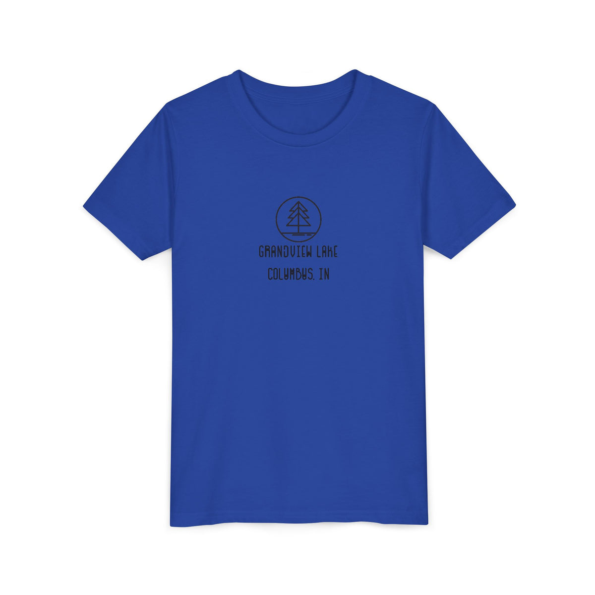 Youth Tee — 'Grandview Lake' Retro Camp Kids T-Shirt