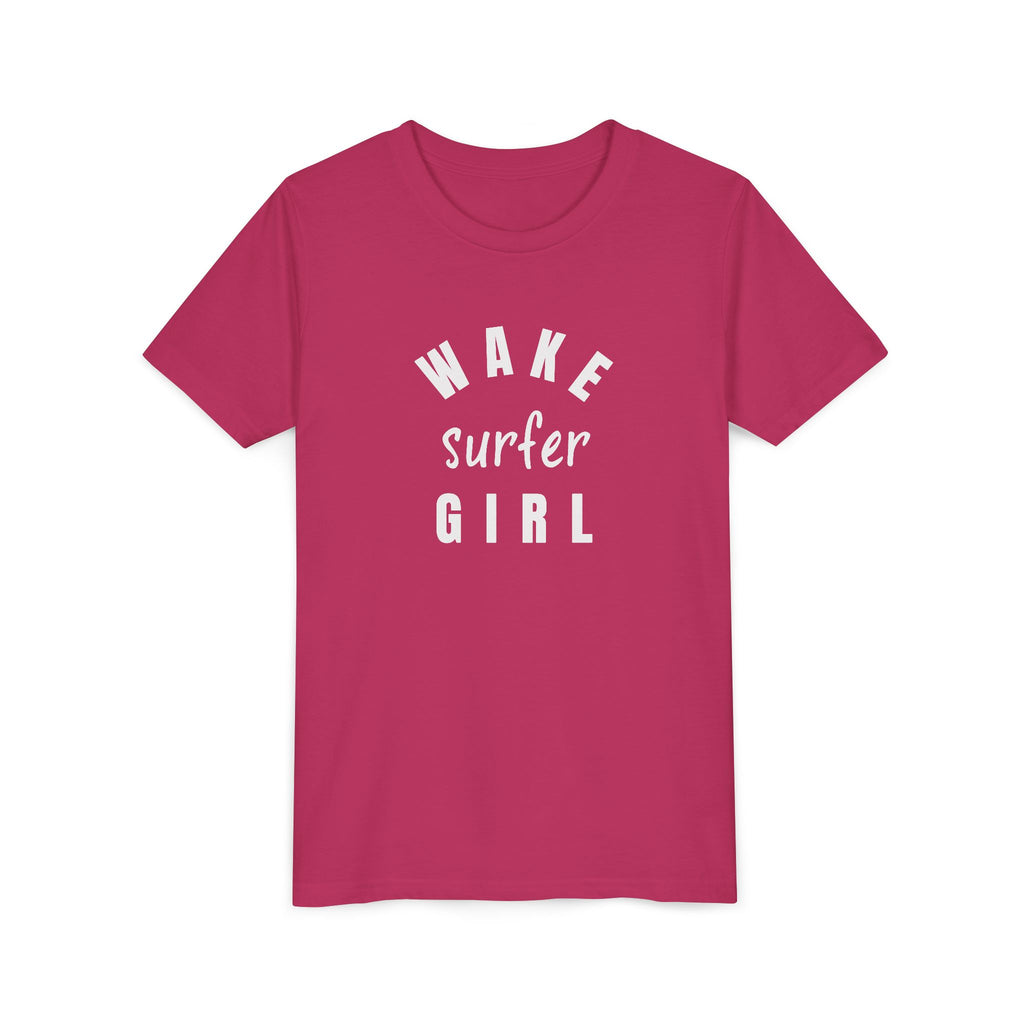 Youth Tee — "Wake Surfer Girl" Graphic Shirt