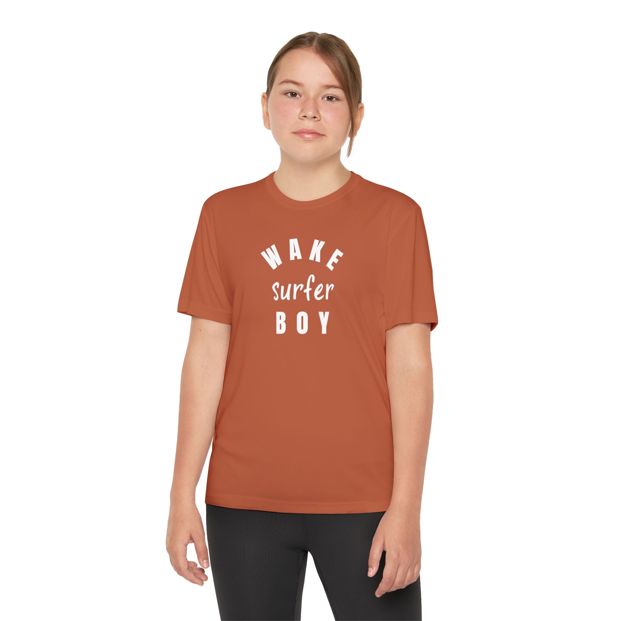 Youth Wake Surfer Boy Tee