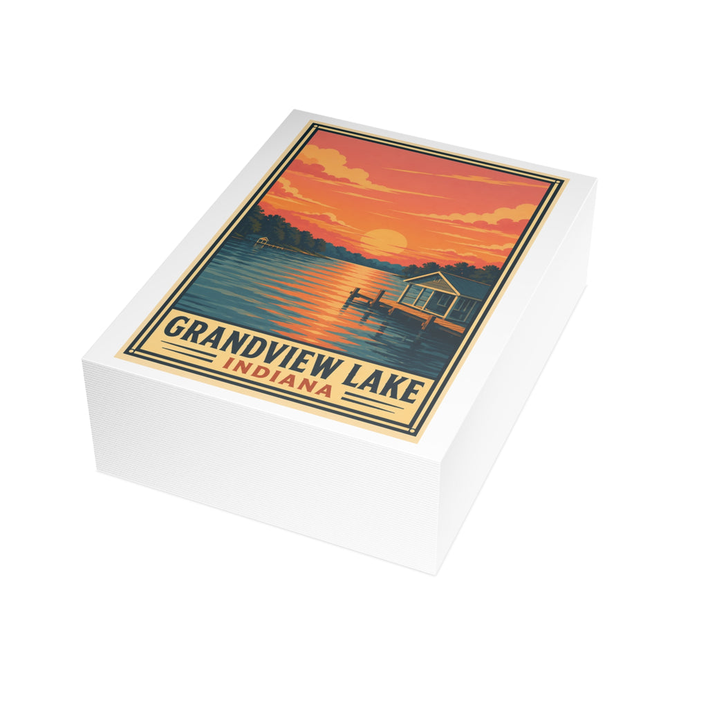 Grandview Lake National Park Style Postcard Bundle