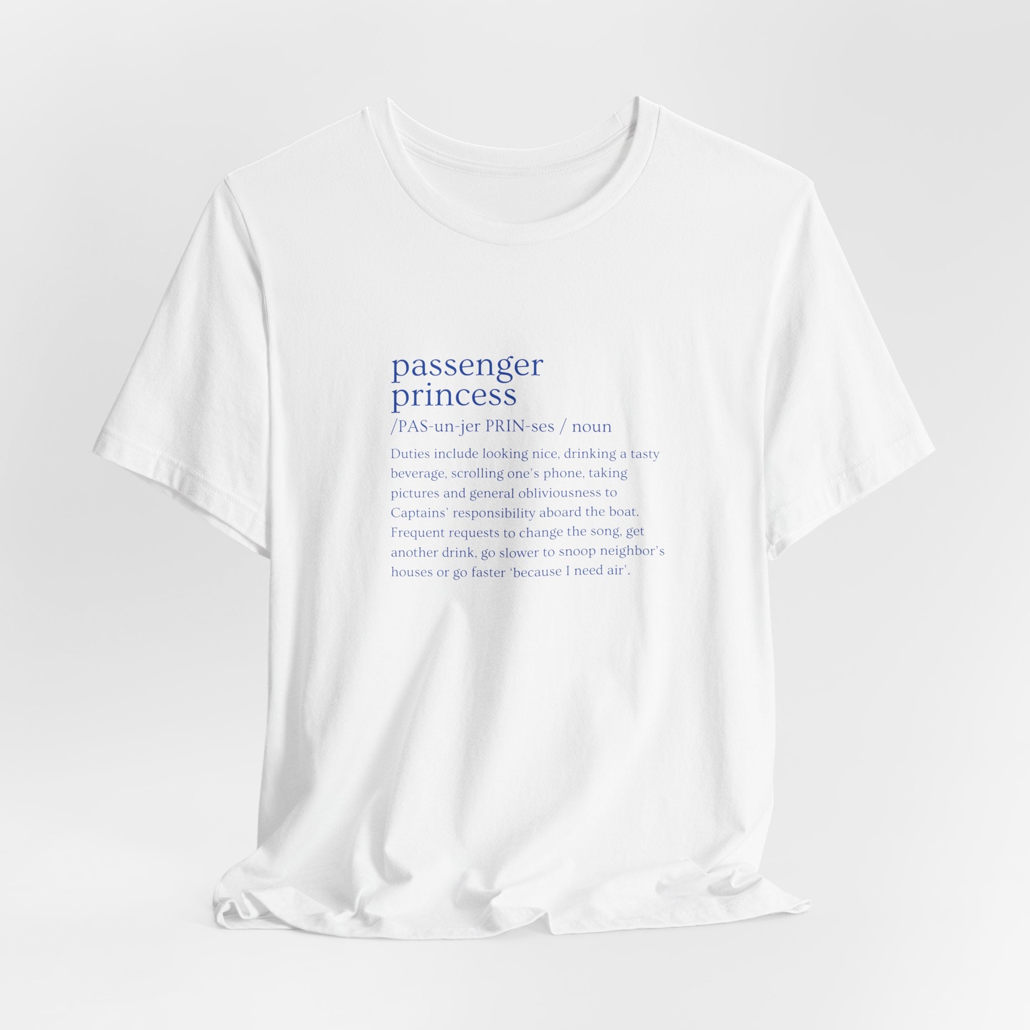 Passenger Princess Tee — Travel Definition Shirt