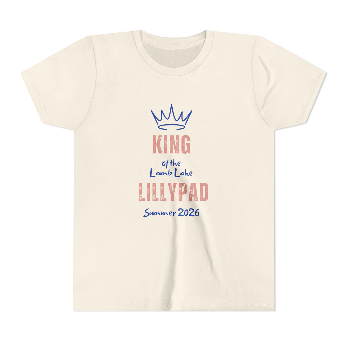 King of the Lamb Lake Lillypad Youth Tee — Cute Summer 2026 Kids Shirt