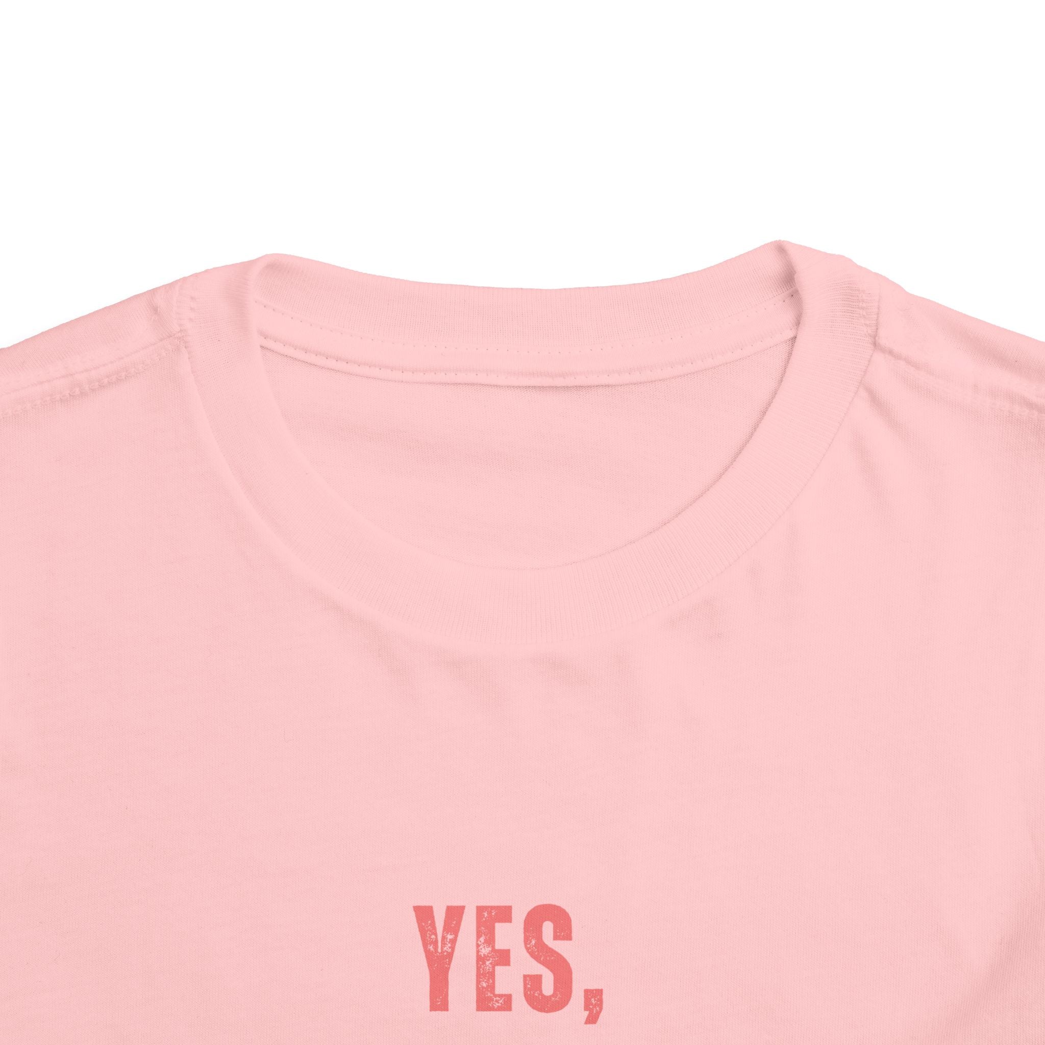 Toddler Tee — "Yes, I Am a Pirate" Text Kids Shirt