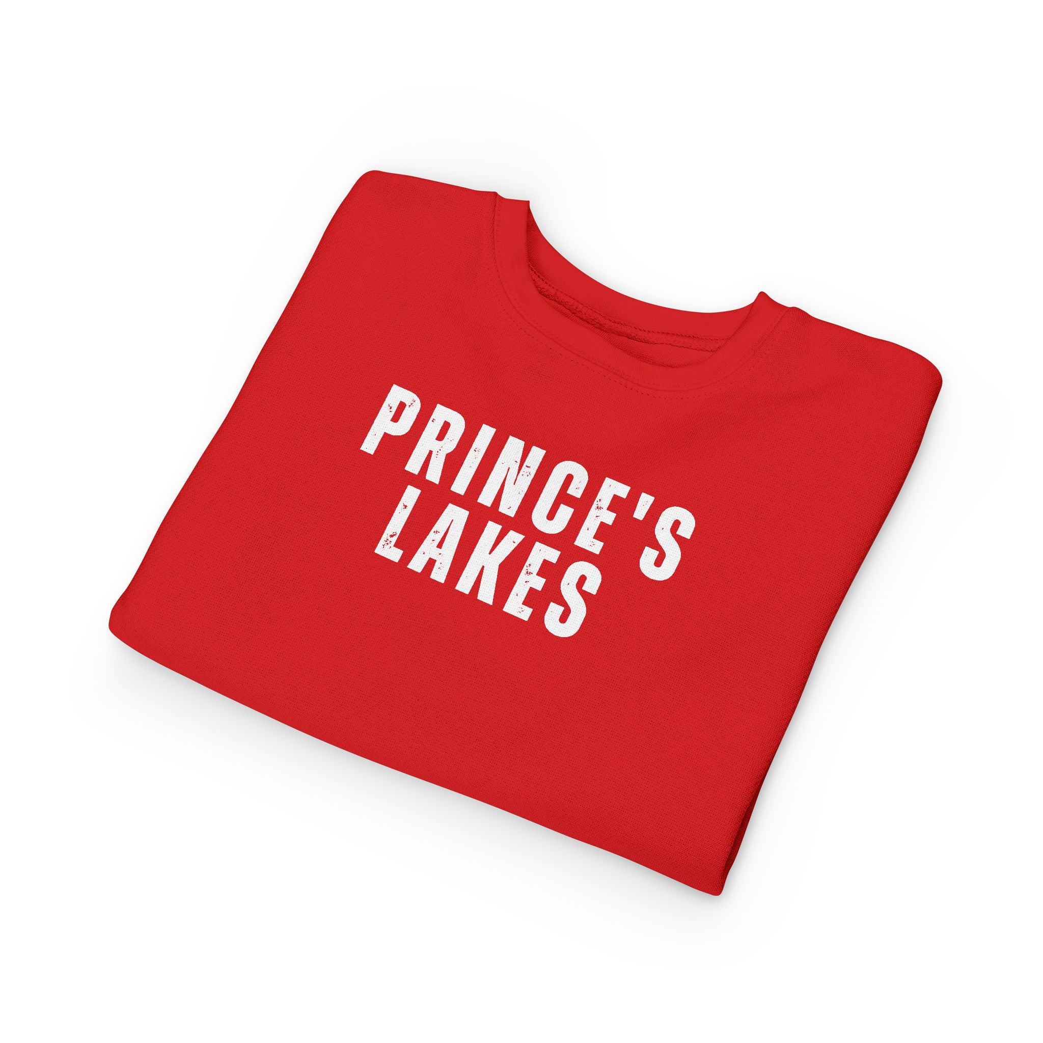 Toddler Sweatshirt - "Prince's Lakes" Retro Camp Logo Kids Pullover
