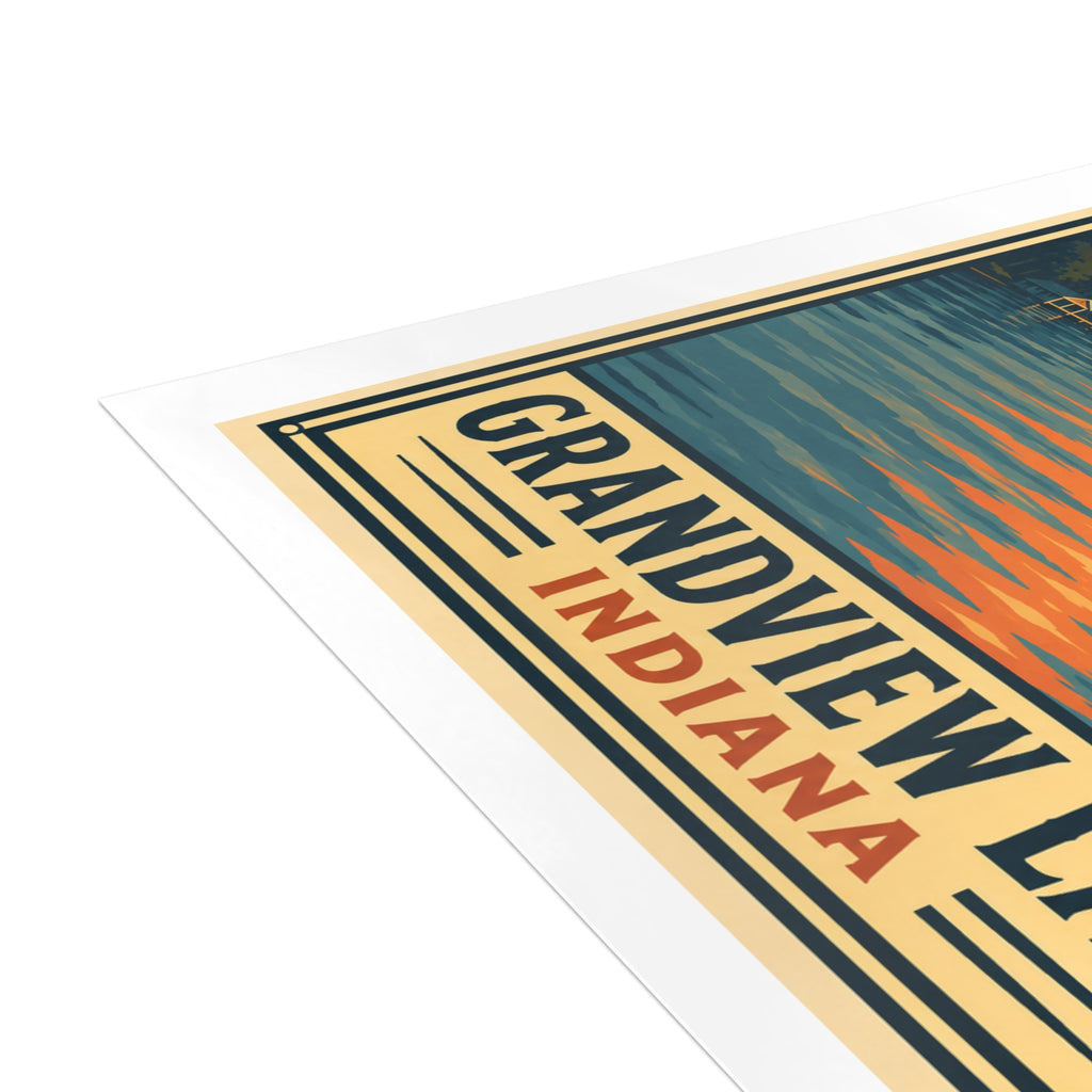 Grandview Lake National Park Style Postcard Bundle
