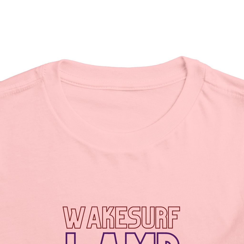 Lamb Lake Trafalgar Indiana Toddler Tee — Wakesurf Summer Shirt