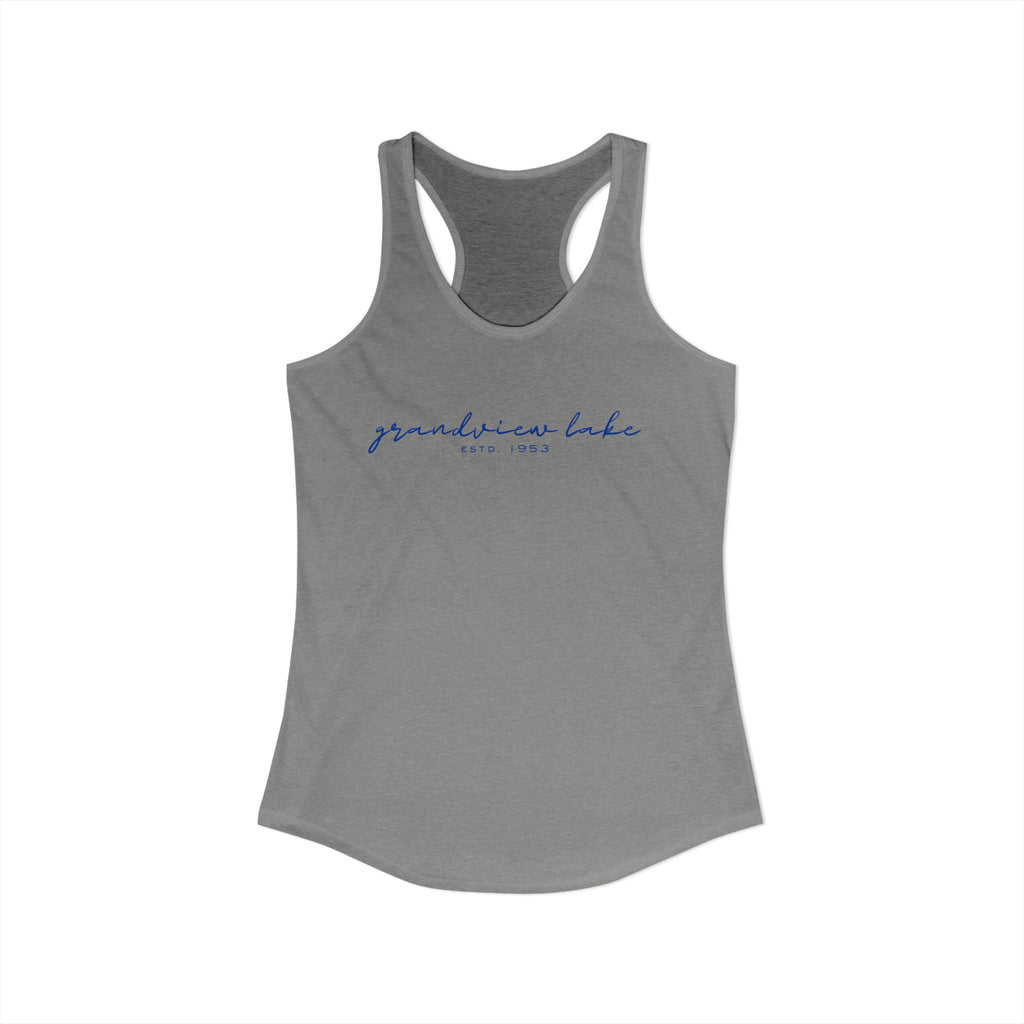 Women's Racerback Tank- "Grandview Lake"