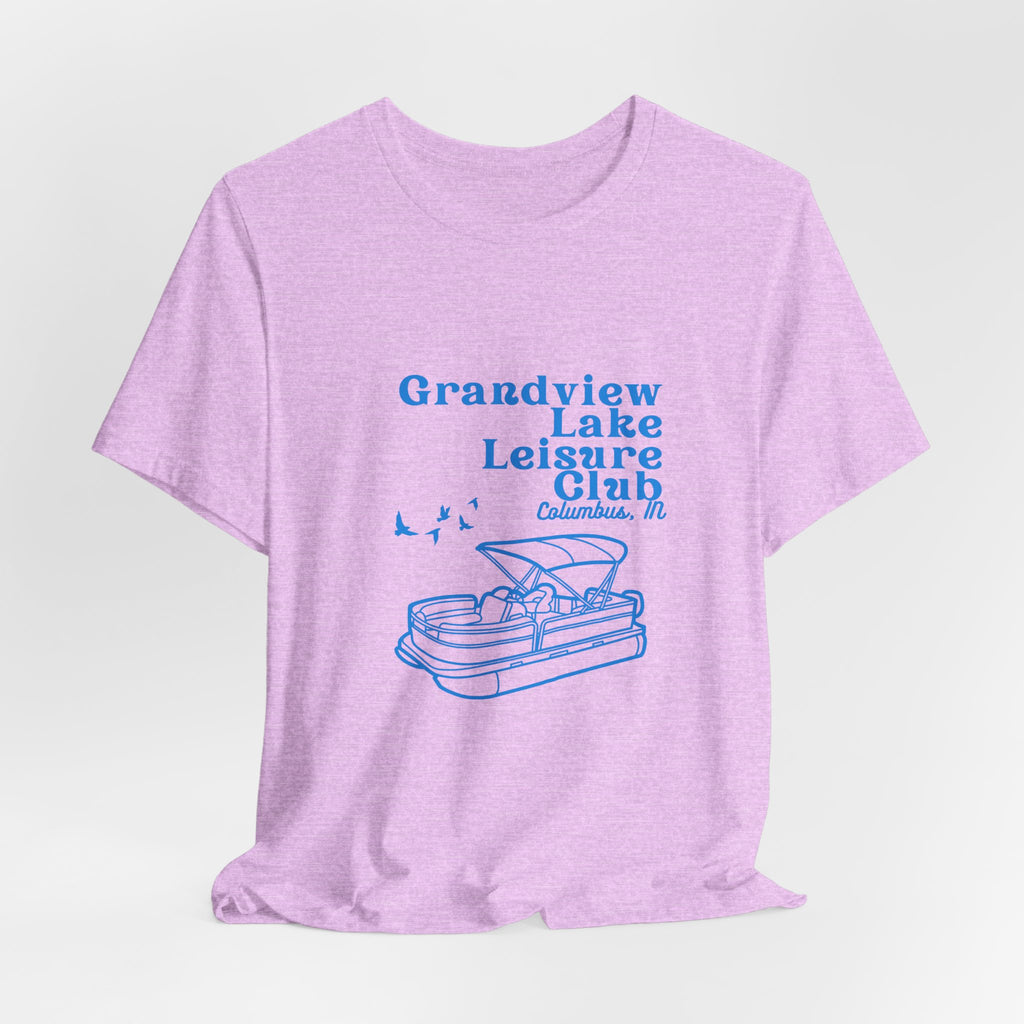 Pontoon Tee – "Grandview Lake Leisure Club" Vintage Boating T-Shirt