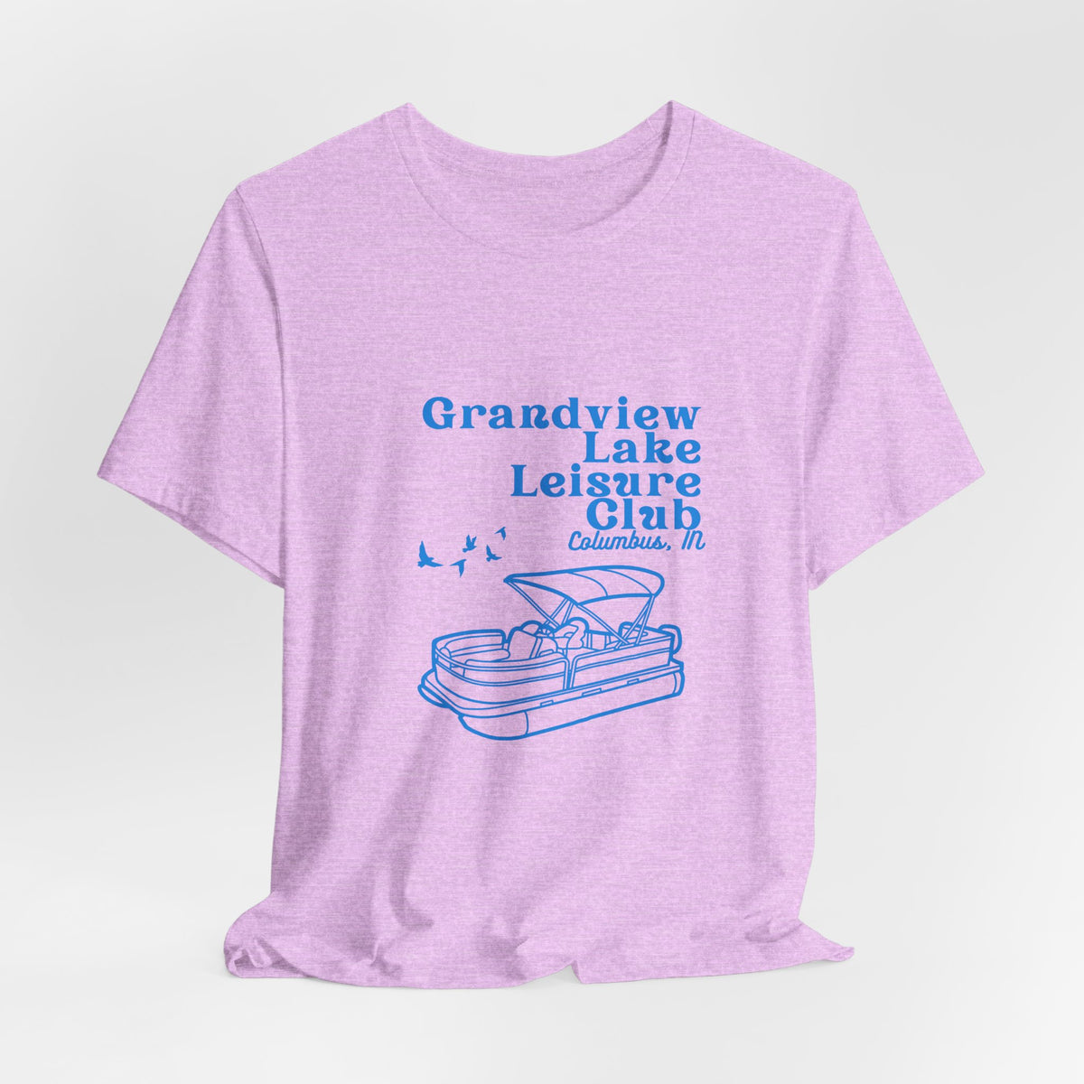 Pontoon Tee – "Grandview Lake Leisure Club" Vintage Boating T-Shirt